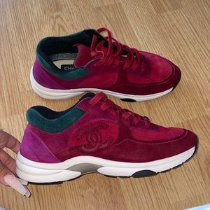 Beautiful Suede Chanel sneakers